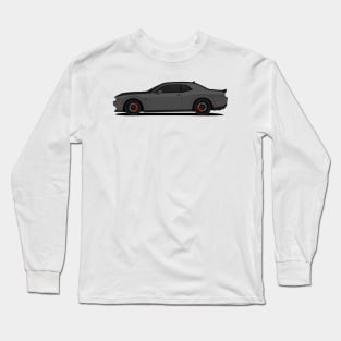 HELLCAT SIDE DARK-GREY Long Sleeve T-Shirt